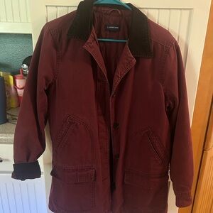 Vintage Lands' End Field Jacket chore coat barn jacket M 8-10